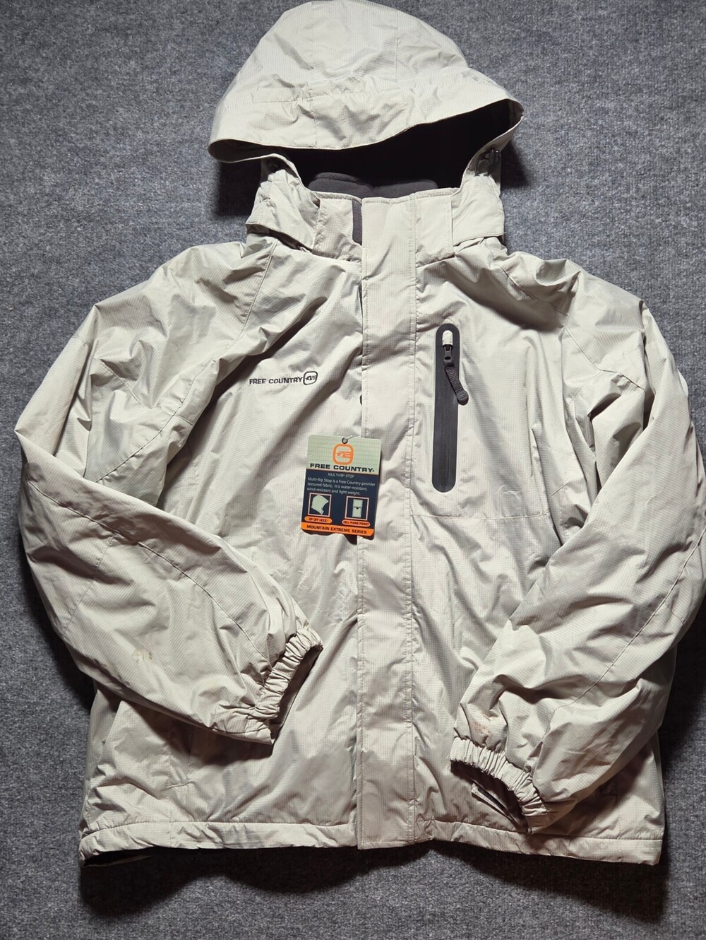 Free Country Men's XXL Multi-Ripstop Fabric Jacket Dirty